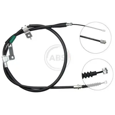 Cable de accionamiento, freno de estacionamiento A.B.S. K19538 Pago Seguro